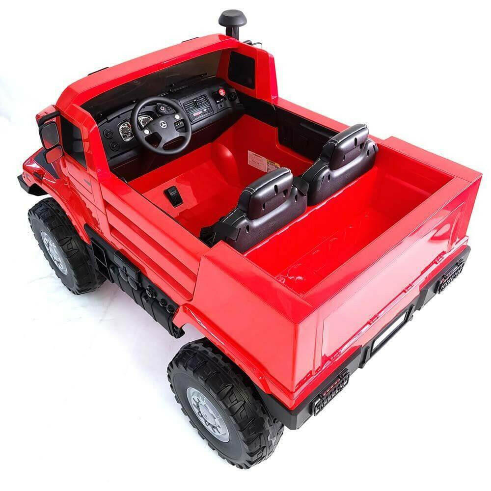 24V Mercedes Kids Zetros Ride-On Electric with Parental Remote, MP3, Leather Seats, Trunk Space - Kids Eye Candy