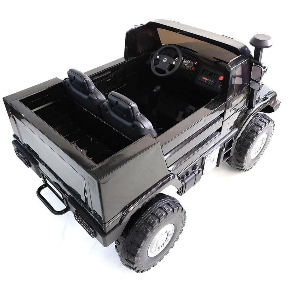 24V Mercedes Kids Zetros Ride-On Electric with Parental Remote, MP3, Leather Seats, Trunk Space - Kids Eye Candy
