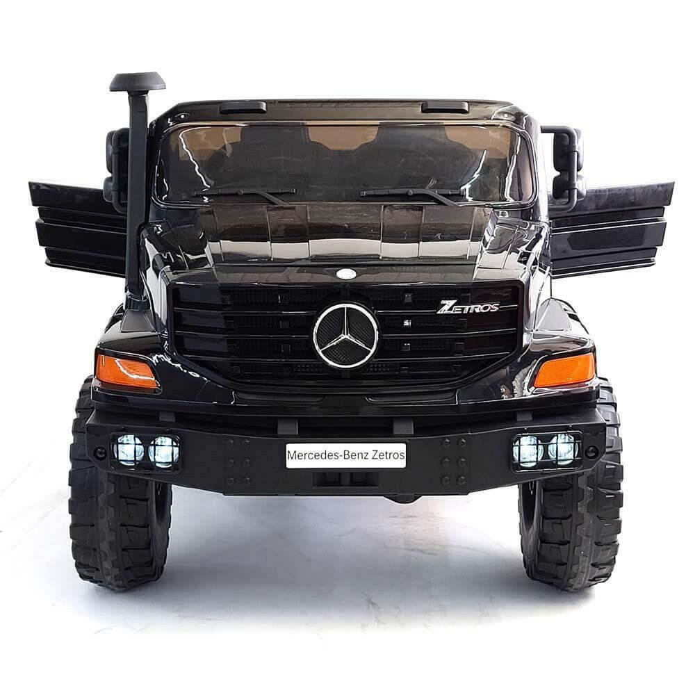 24V Mercedes Kids Zetros Ride-On Electric with Parental Remote, MP3, Leather Seats, Trunk Space - Kids Eye Candy