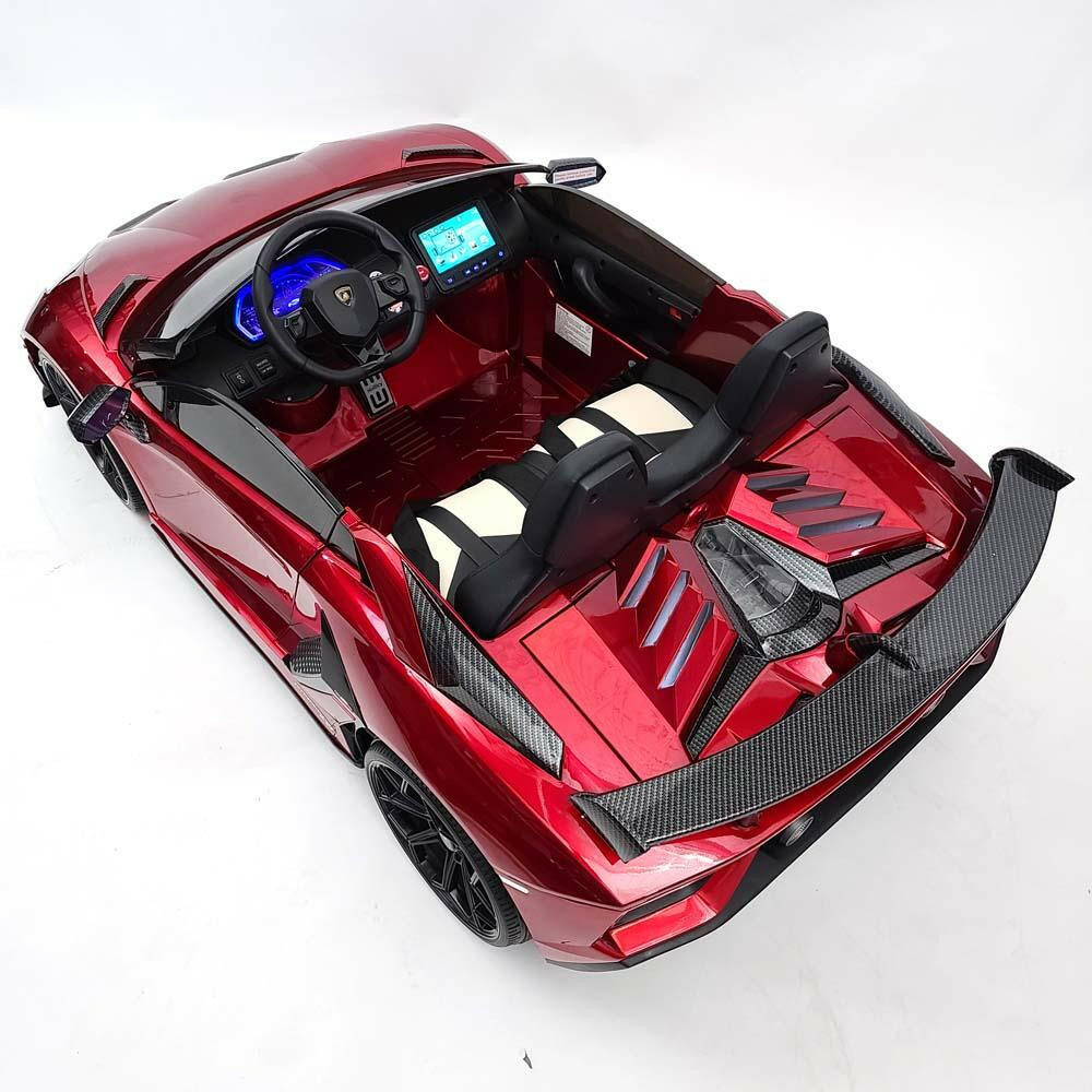 Electric Ride On Licensed 24V Lamborghini Aventador Drift 2 Seater MP4 - Kids Eye Candy