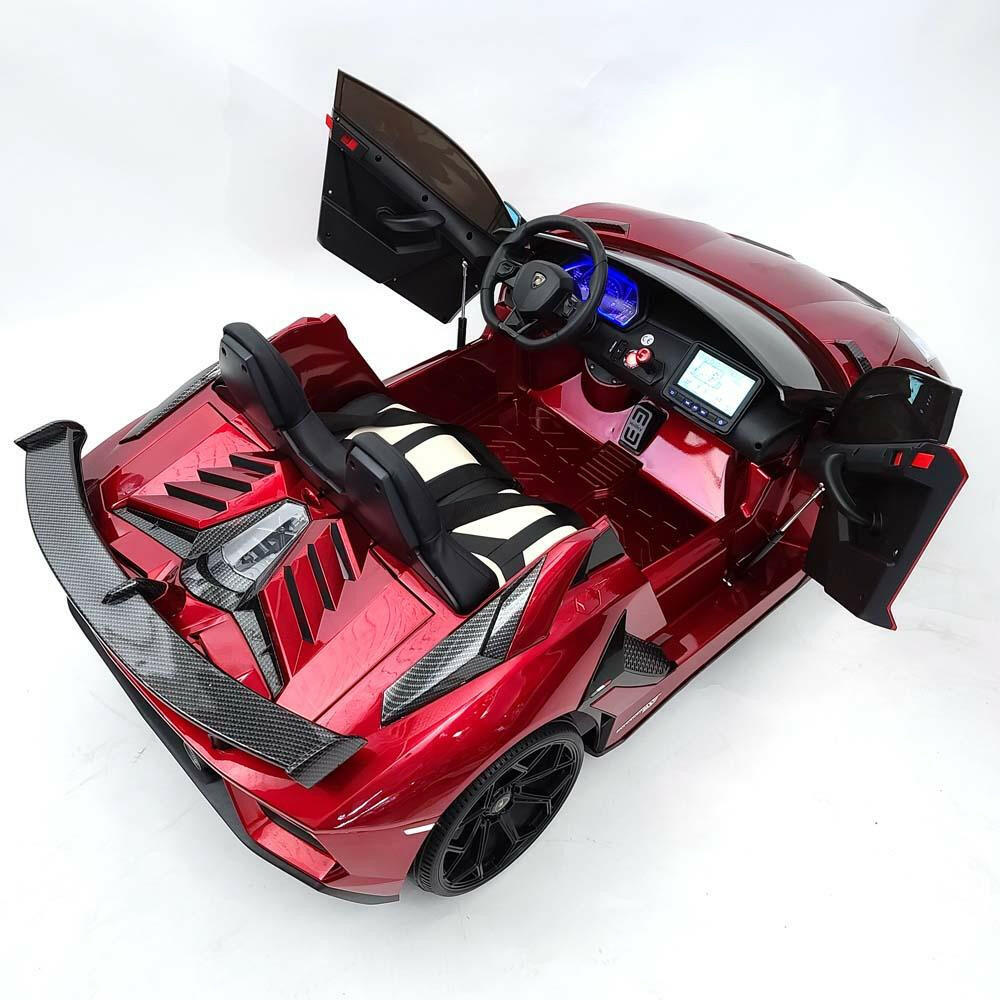 Electric Ride On Licensed 24V Lamborghini Aventador Drift 2 Seater MP4 - Kids Eye Candy