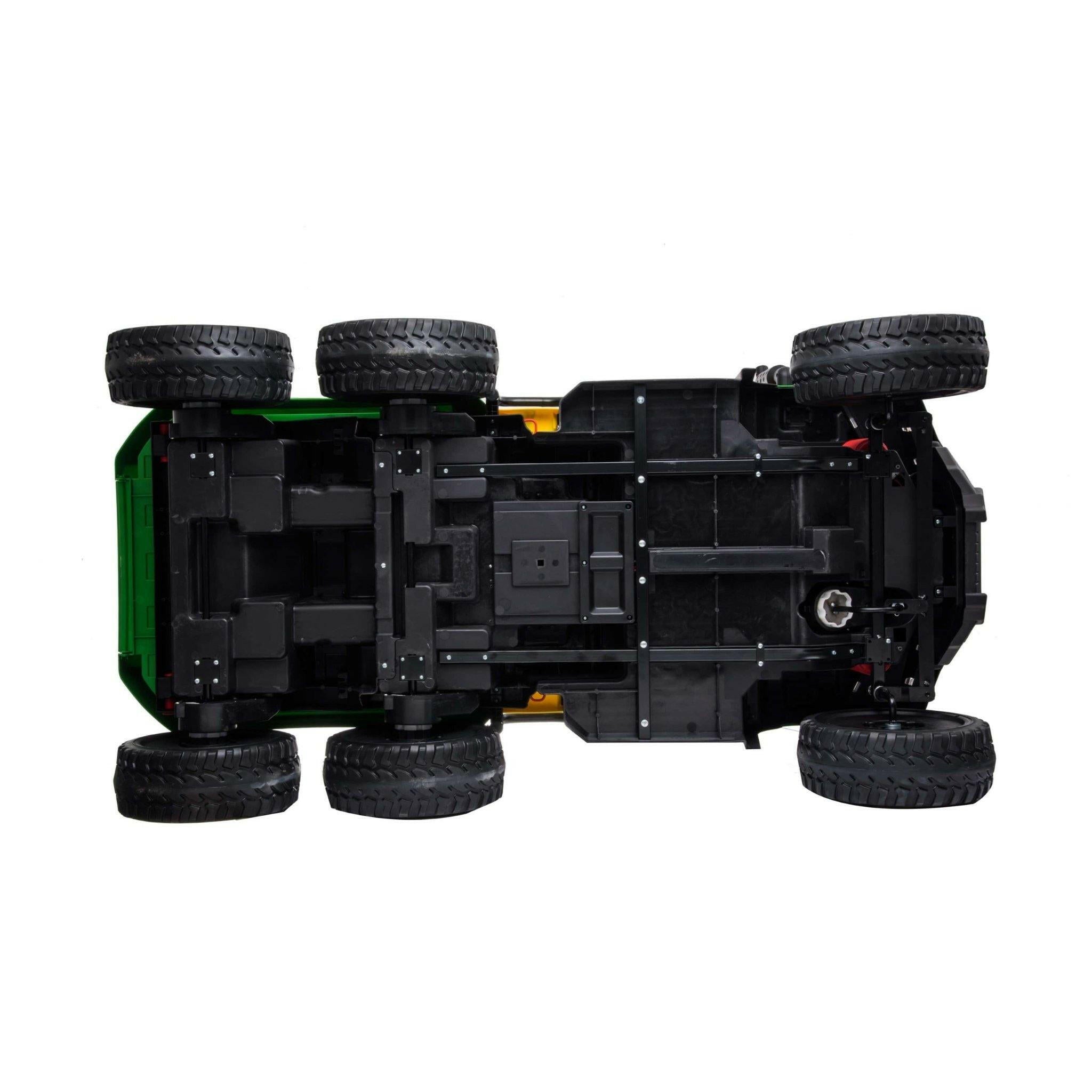 24V 4x4 Freddo Toys 6 Wheels Tractor Trailer 2 Seater Ride on with Parental Remote Control for 3+ Years - Dti Direct USA