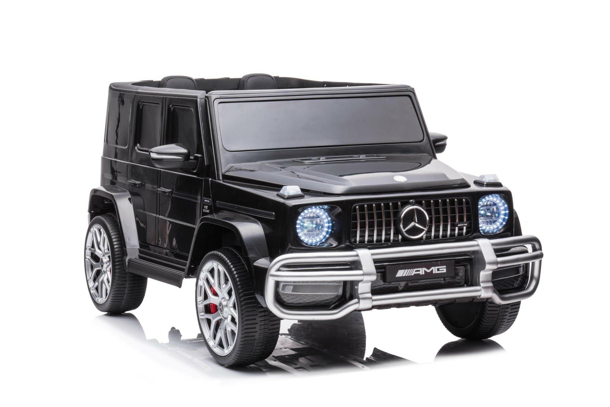 24V 4x4 Mercedes G63 2 Seater Ride on Car with Parental Remote Control for 3-8 Years - Dti Direct USA