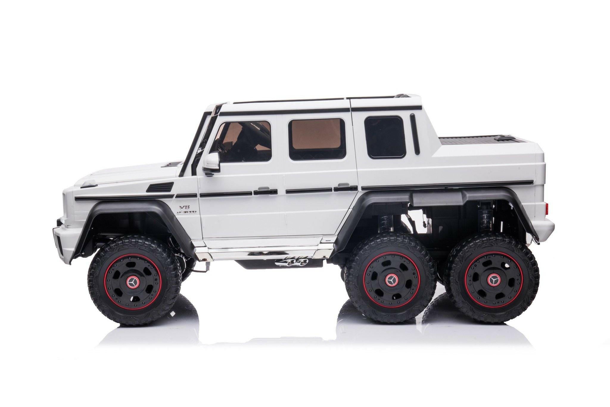 24V 6x6 Mercedes Benz G63 6 Wheels 1 Seater Ride on Car with Parental Remote Control for 3-8 Years - Dti Direct USA