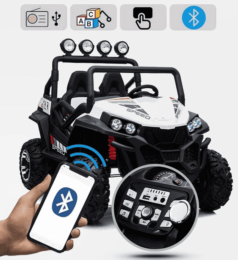 24V Buggy Max All Terrain Kids Ride-On Truck Two-Seater w/ Parental Remote - Kids Eye Candy