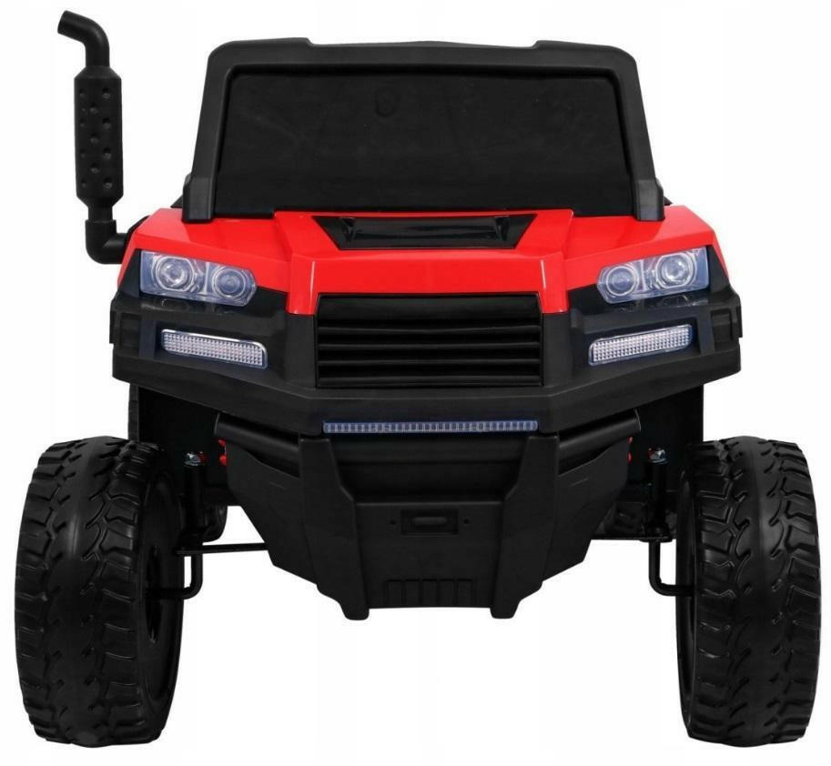 Tractor 24V Ride-On Two-Seater Ride-On Six Wheel Drive with Parental Remote MP3 LED Headlights - Kids Eye Candy