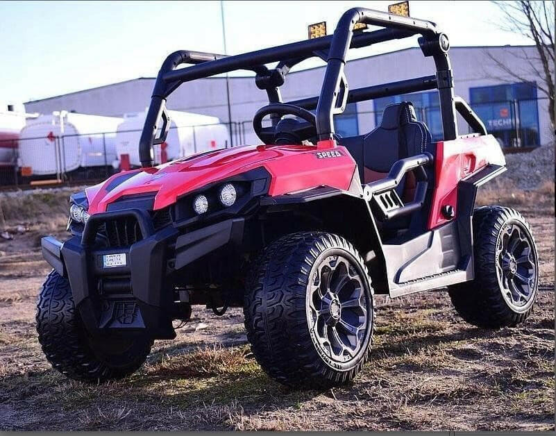 24V Buggy UTV Speed Ride-On Car All Terrain Kids Two-Seater w/ Parental Remote LED Lights - Kids Eye Candy