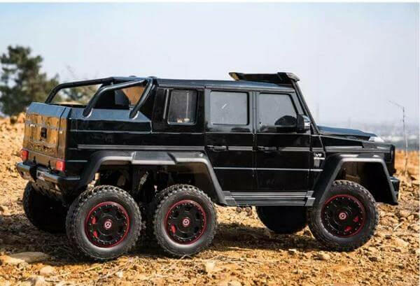 24V Mercedes G63S AMG Ride-On Six Wheel Drive with Parent Remote MP3 LED Wheels - Kids Eye Candy