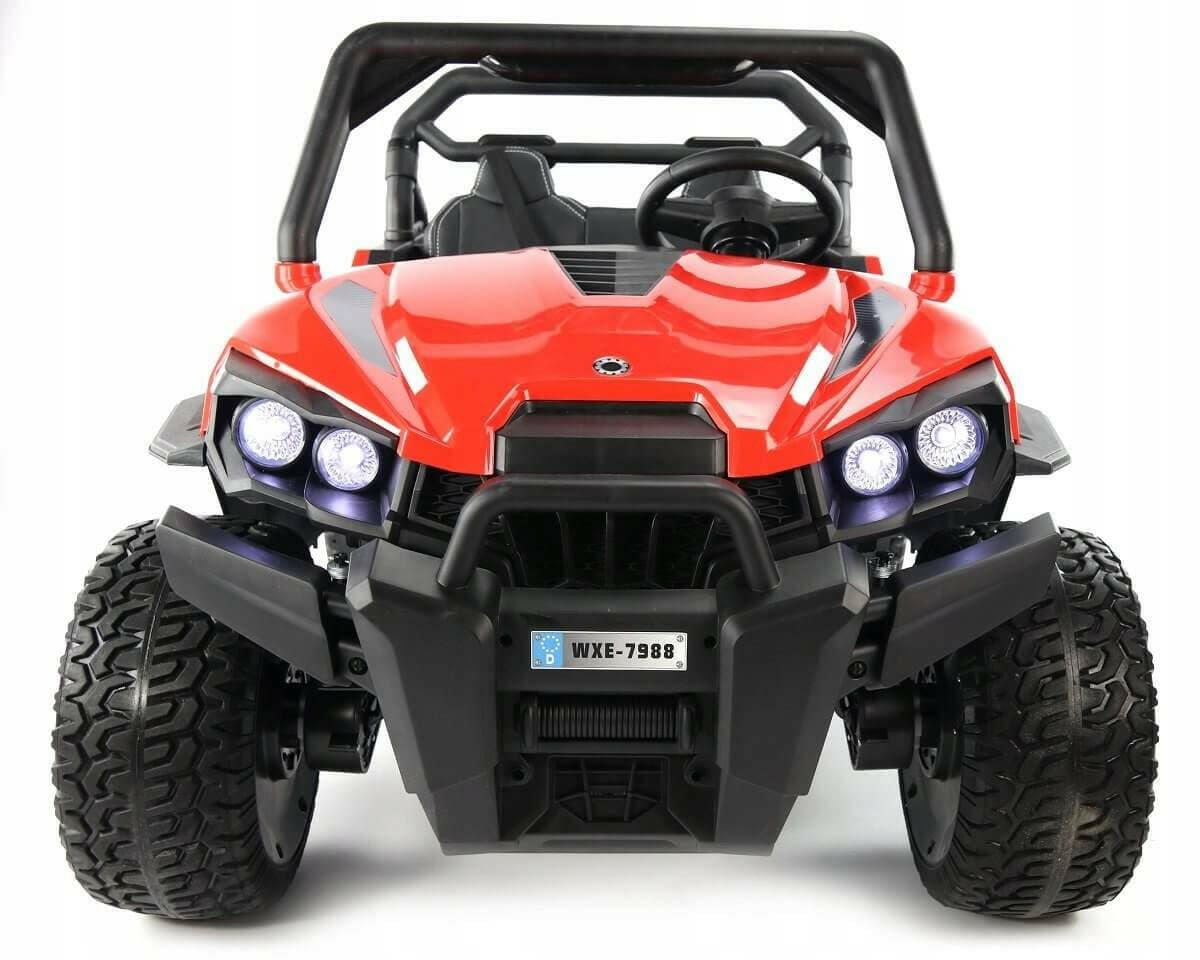 24V Buggy UTV Speed Ride-On Car All Terrain Kids Two-Seater w/ Parental Remote LED Lights - Kids Eye Candy