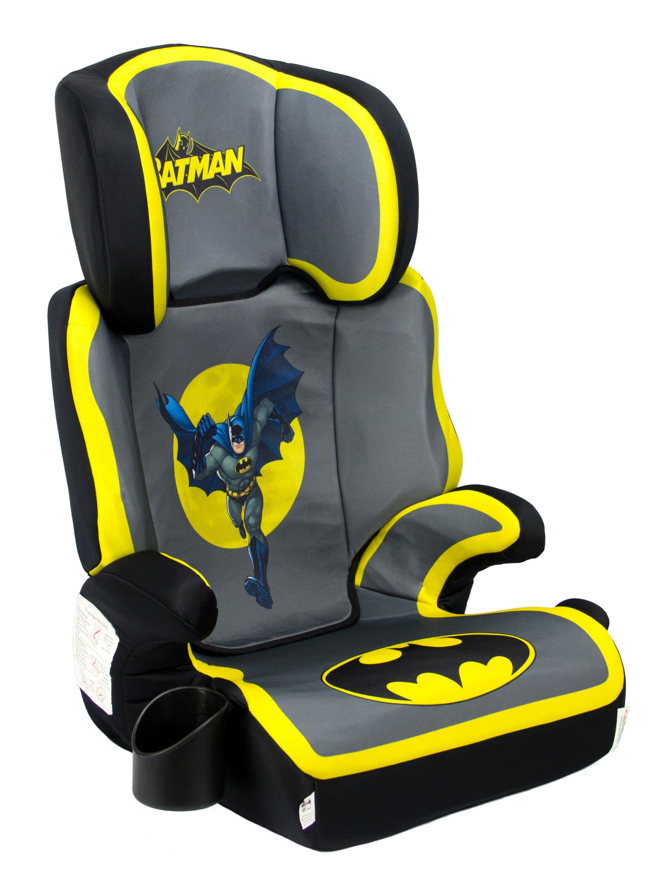 DC Comic Batman High Adjustable Back Booster Car Seat - Kids Eye Candy