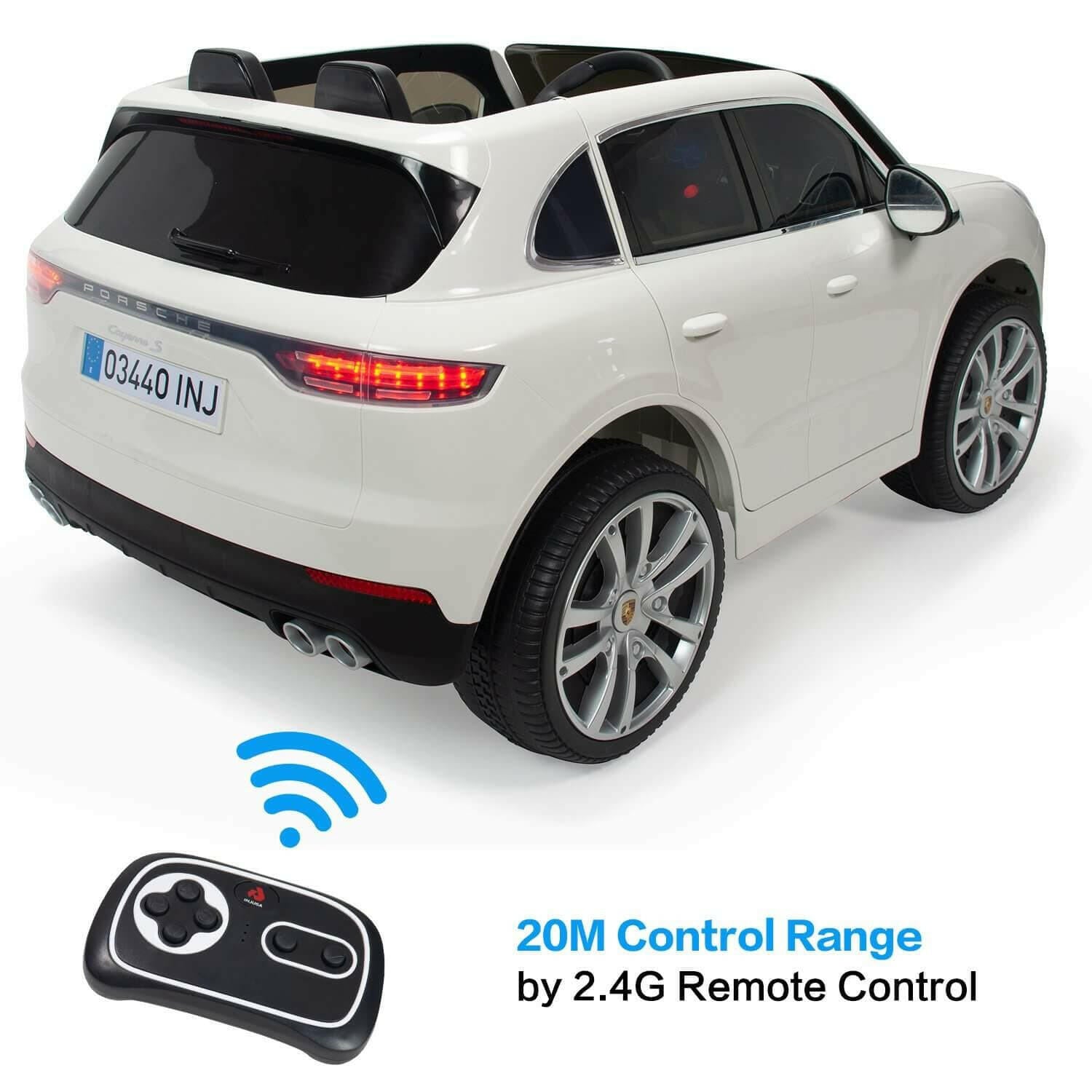 Porsche Cayenne Kids 12V Ride-On Car Parental Control MP3.