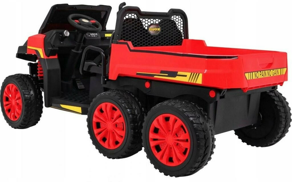 Tractor 24V Ride-On Two-Seater Ride-On Six Wheel Drive with Parental Remote MP3 LED Headlights - Kids Eye Candy