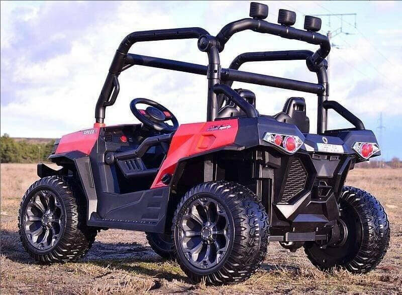 24V Buggy UTV Speed Ride-On Car All Terrain Kids Two-Seater w/ Parental Remote LED Lights - Kids Eye Candy