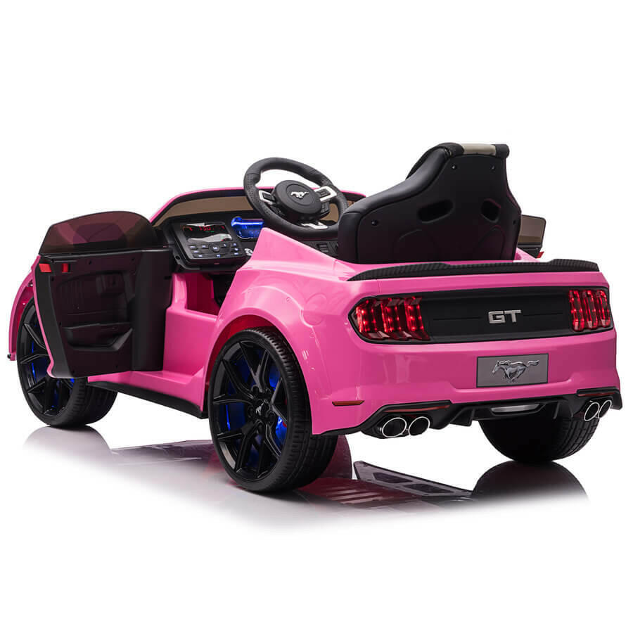 Ford Mustang GT Kids Ride-On Car R/C Parent Remote MP3 LED Wheels - Kids Eye Candy