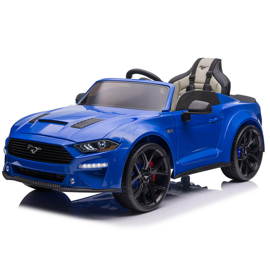 Ford Mustang GT Kids Ride-On Car R/C Parent Remote MP3 LED Wheels - Kids Eye Candy