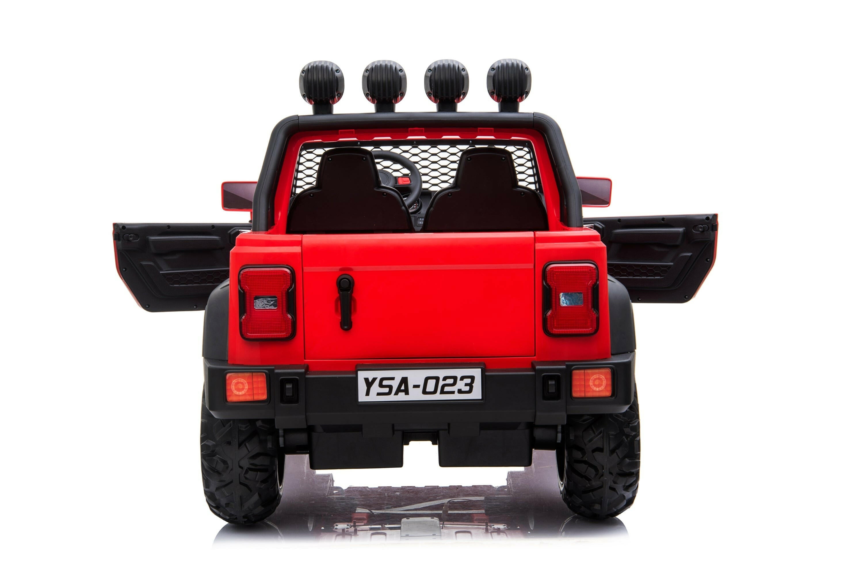 Jeep Tour 4x4 24V Ride On Car MP3 LED Lights Parental Remote.