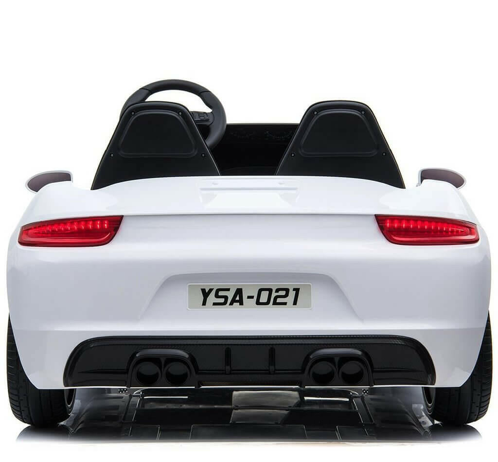 24V Licensed Kids Luxury Super Car Panamera Two-Seater 180W Remote Control Bluetooth MP3 - Kids Eye Candy