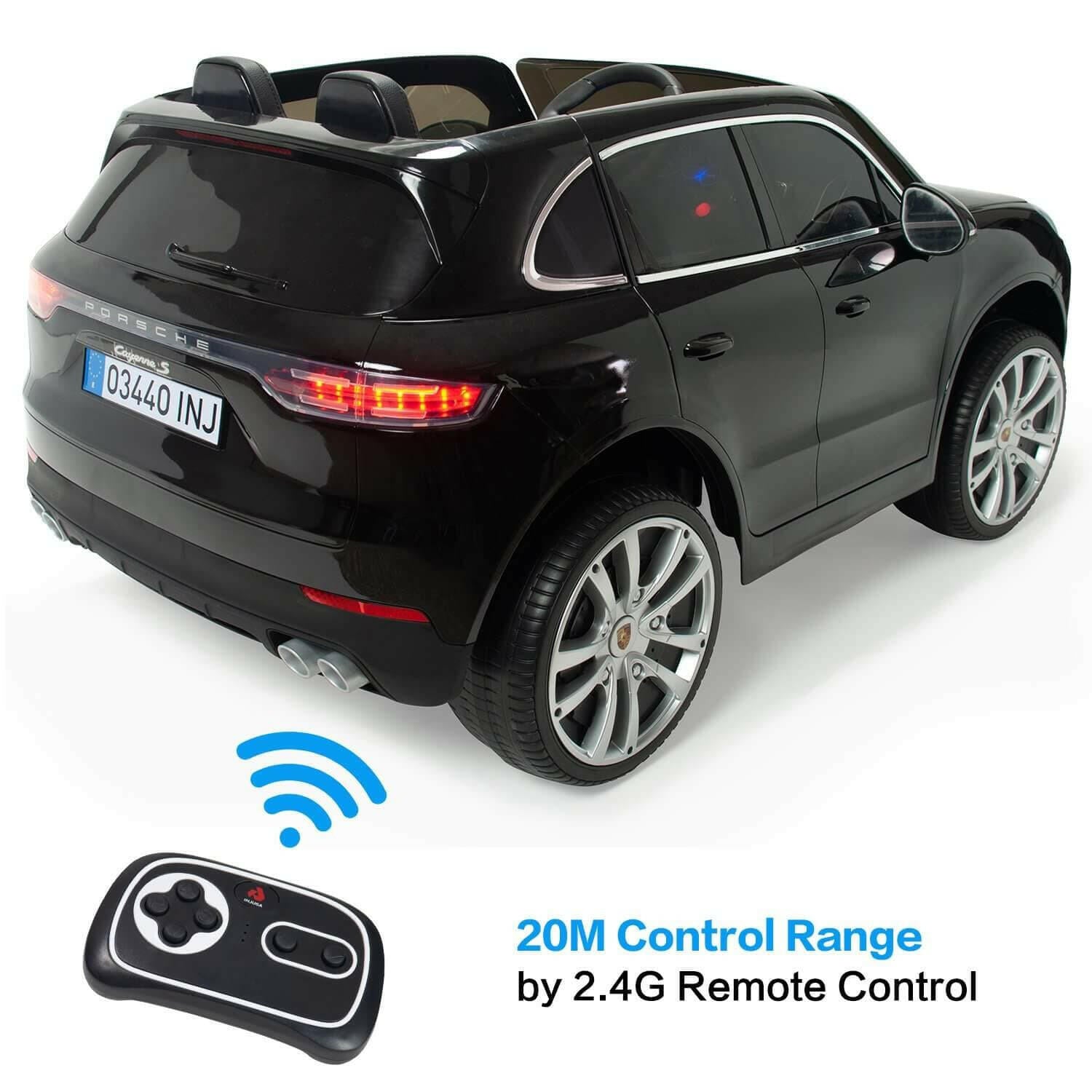 Porsche Cayenne Kids 12V Ride-On Car Parental Control MP3.