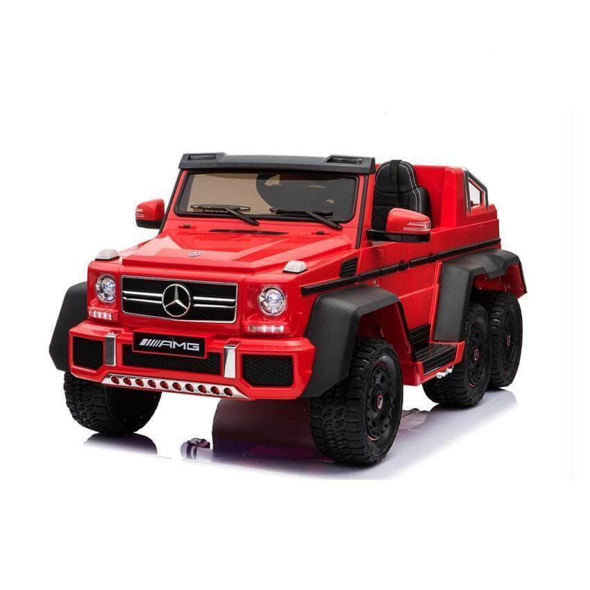 24V Mercedes G63 Ride-On Six Wheel Drive with Parent Remote MP3 LED Wheels - Kids Eye Candy