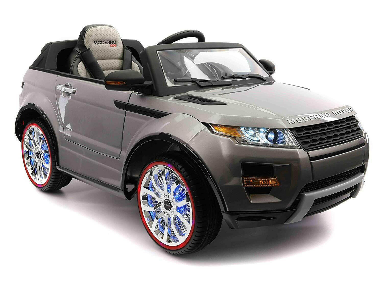 12volt Licensed Rover Truck Kids Car w/ Parent Remote, MP3, LED Lights - Kids Eye Candy