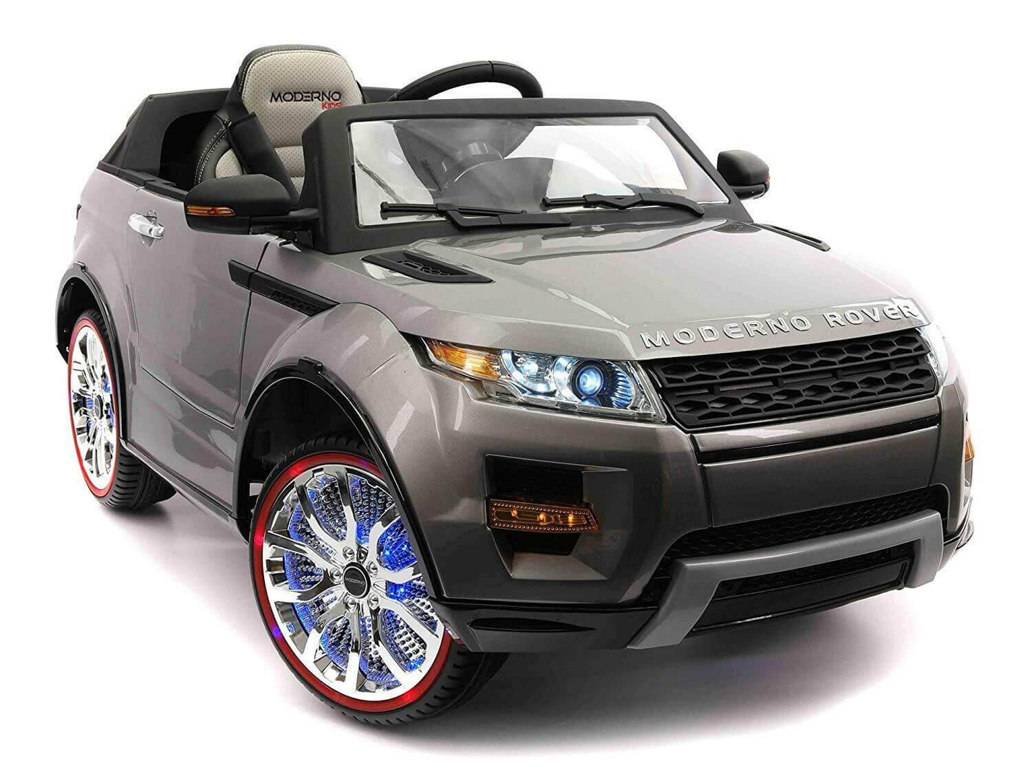 12volt Licensed Rover Truck Kids Car w/ Parent Remote, MP3, LED Lights - Kids Eye Candy