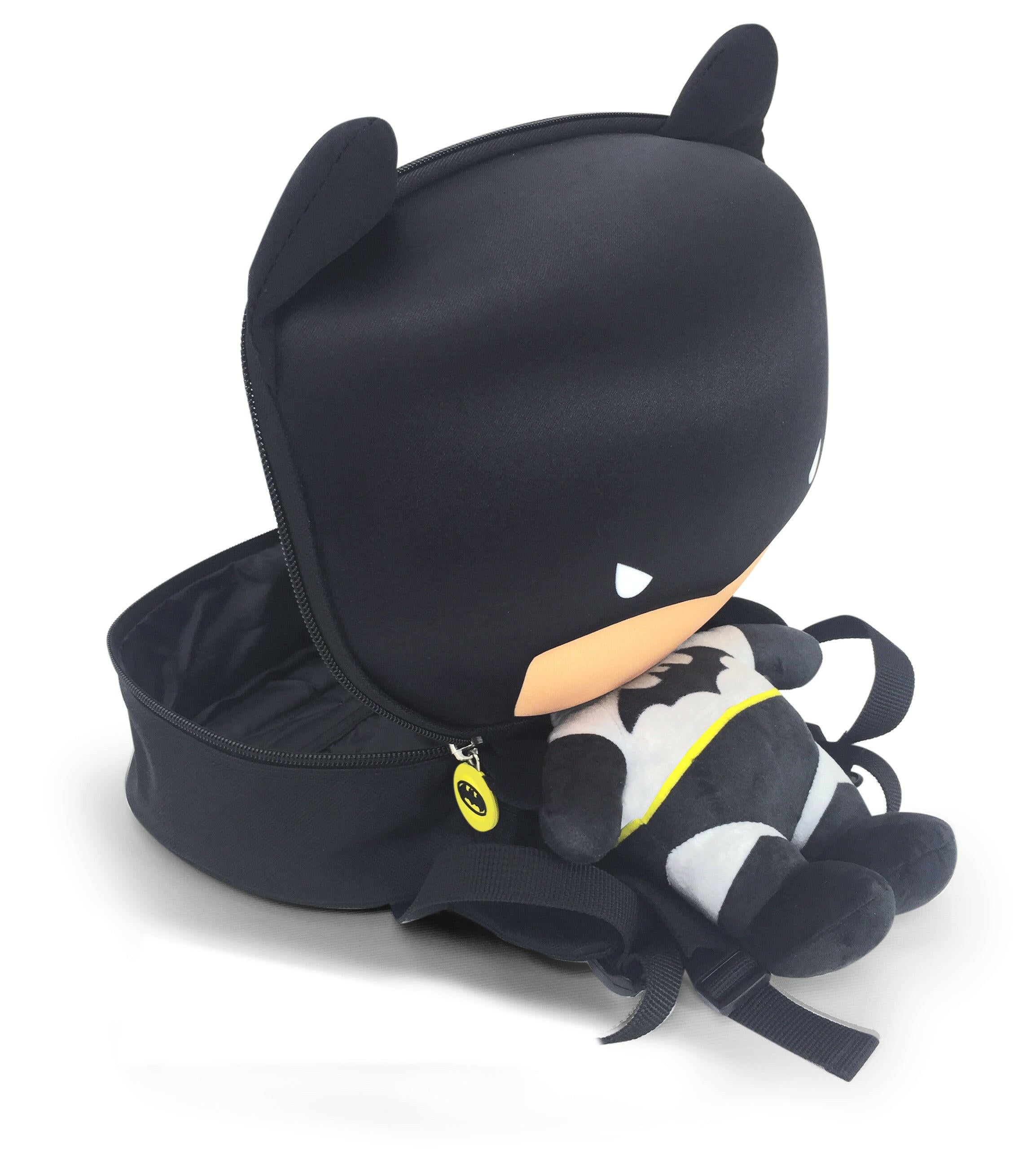 Justice League Batman Kids Mini Adjustable Travel Backpack.