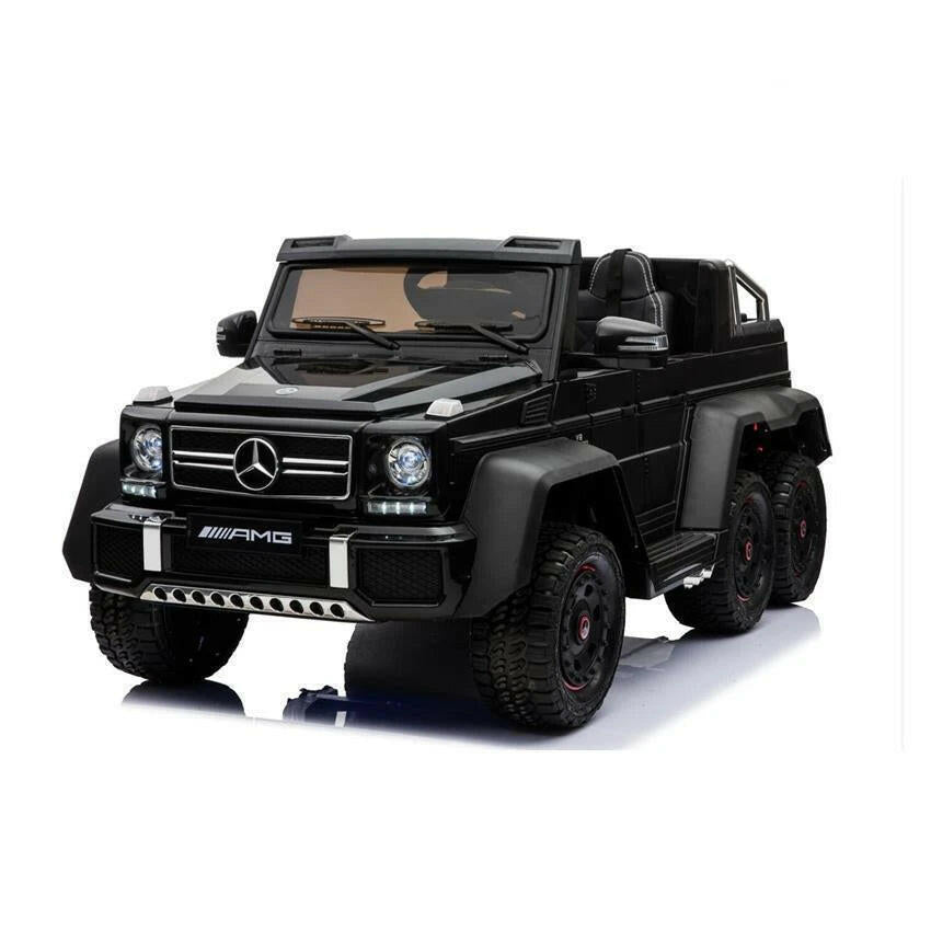 24V Mercedes G63 Ride-On Six Wheel Drive with Parent Remote MP3 LED Wheels - Kids Eye Candy