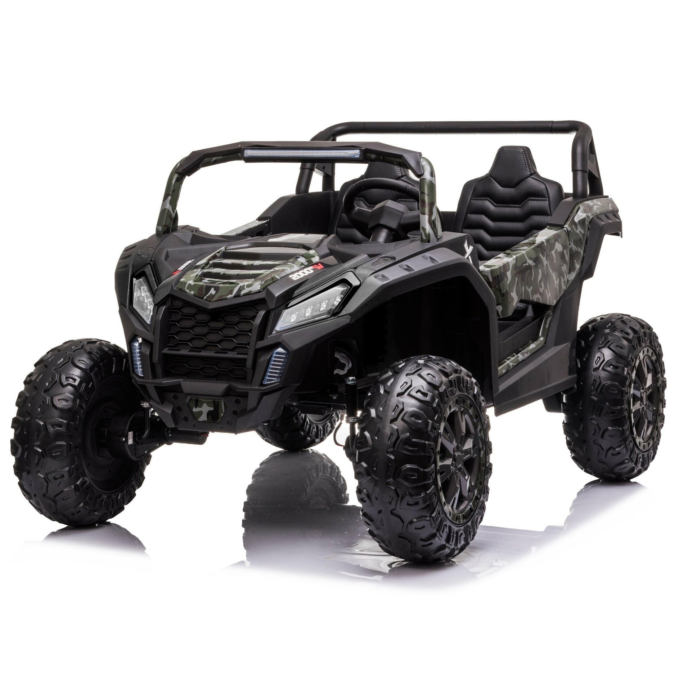 Kids Electric Ride On Buggy 24 Volt EVA Rubber Wheels 2 Seater MP4 Player - Kids Eye Candy