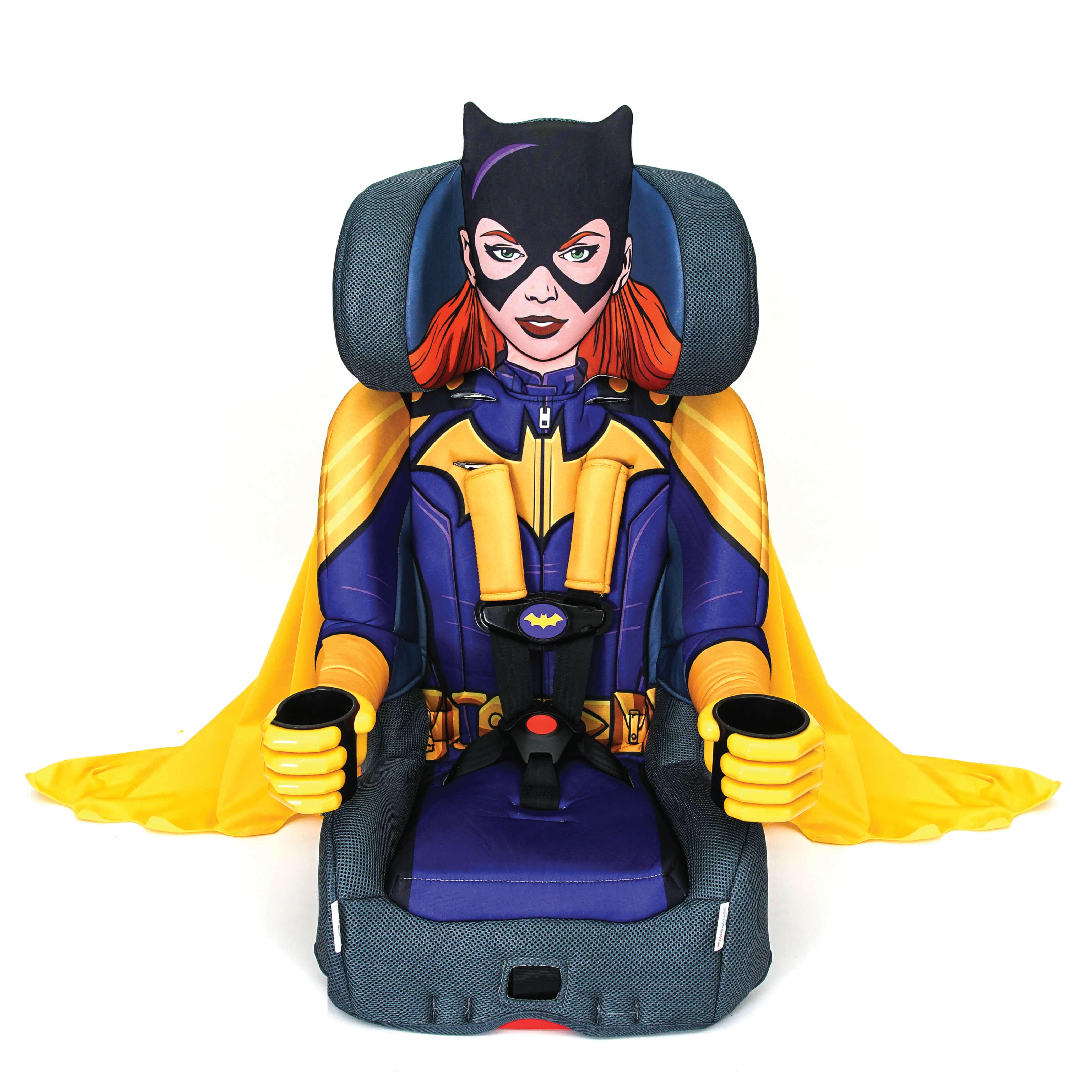 Kids Batgirl Combination Booster Car Seat W/ Cape - Kids Eye Candy
