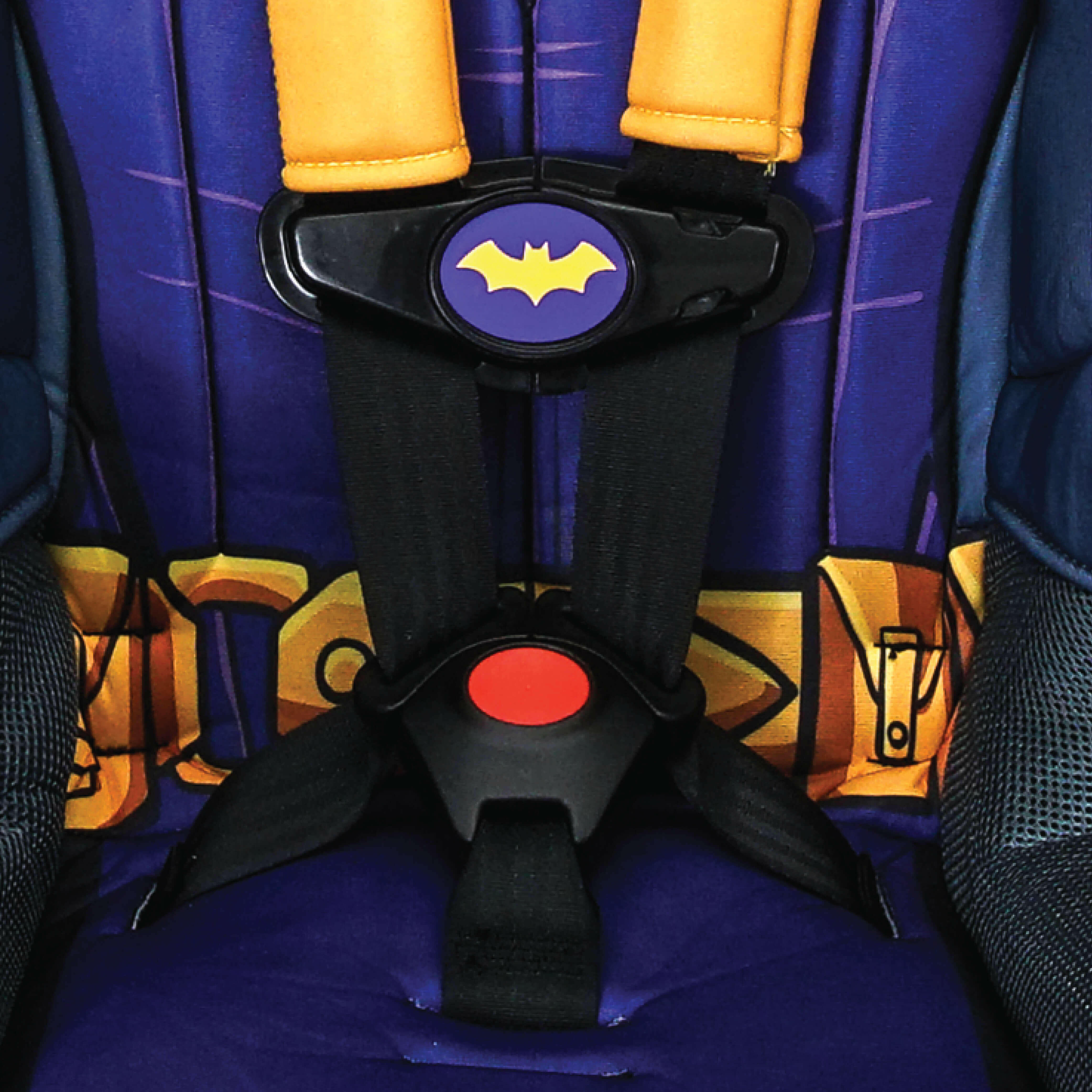 Kids Batgirl Combination Booster Car Seat W/ Cape - Kids Eye Candy