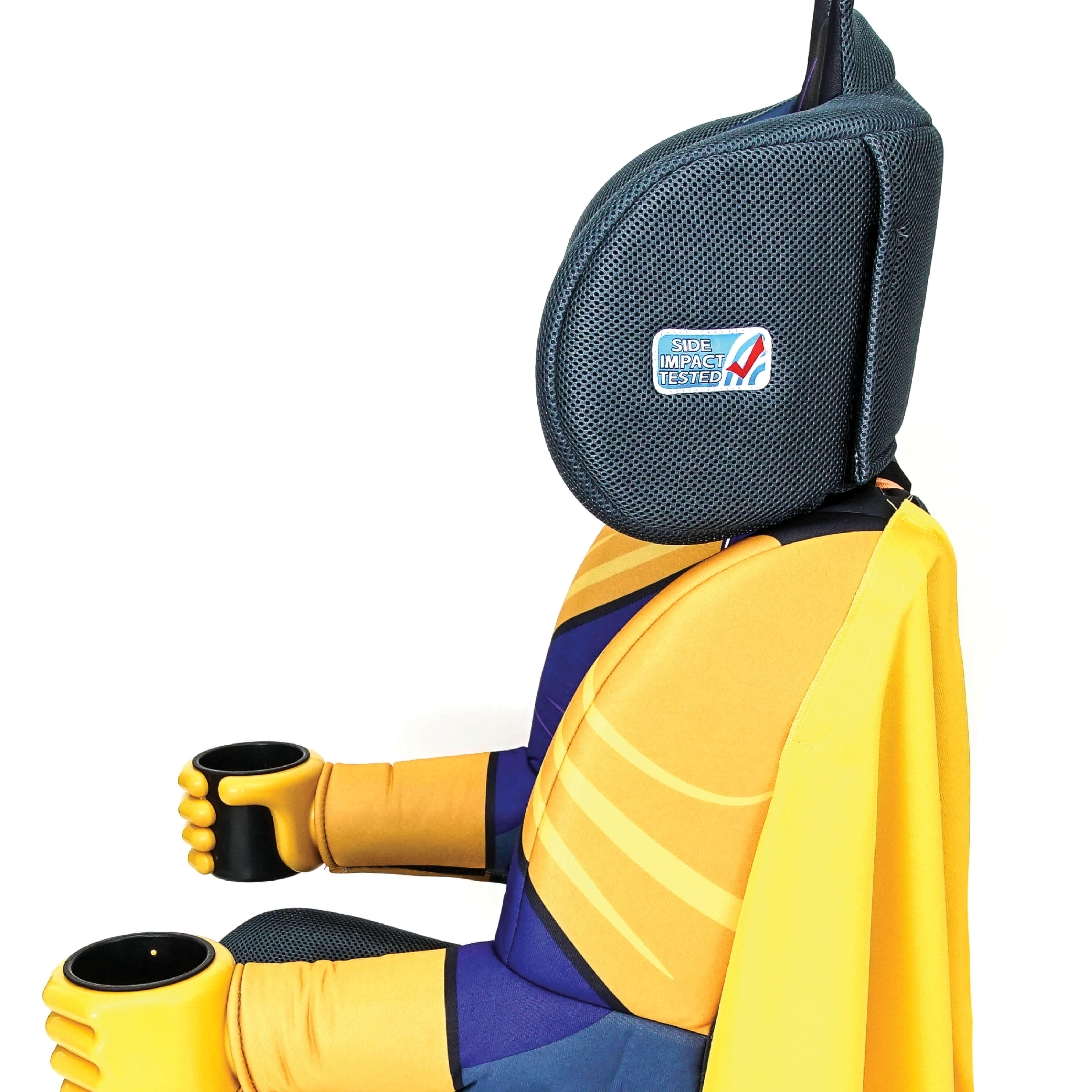 Kids Batgirl Combination Booster Car Seat W/ Cape - Kids Eye Candy
