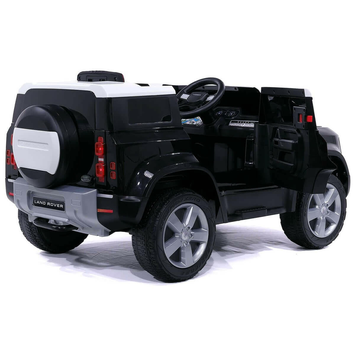Land Rover Defender 12V Kids Ride-On Car Parental Remote MP3 LED - Kids Eye Candy