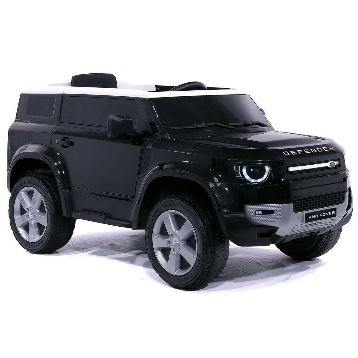 Land Rover Defender 12V Kids Ride-On Car Parental Remote MP3 LED - Kids Eye Candy