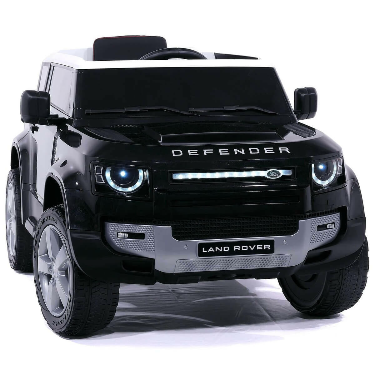 Land Rover Defender 12V Kids Ride-On Car Parental Remote MP3 LED - Kids Eye Candy