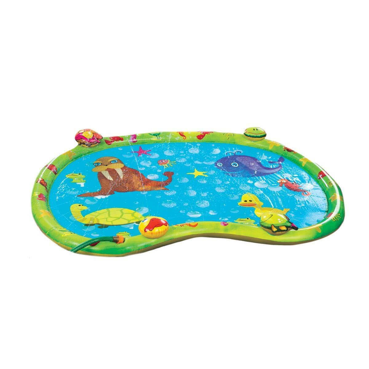 Sprinkler Friends Water Play Mat Kiddie Pool.