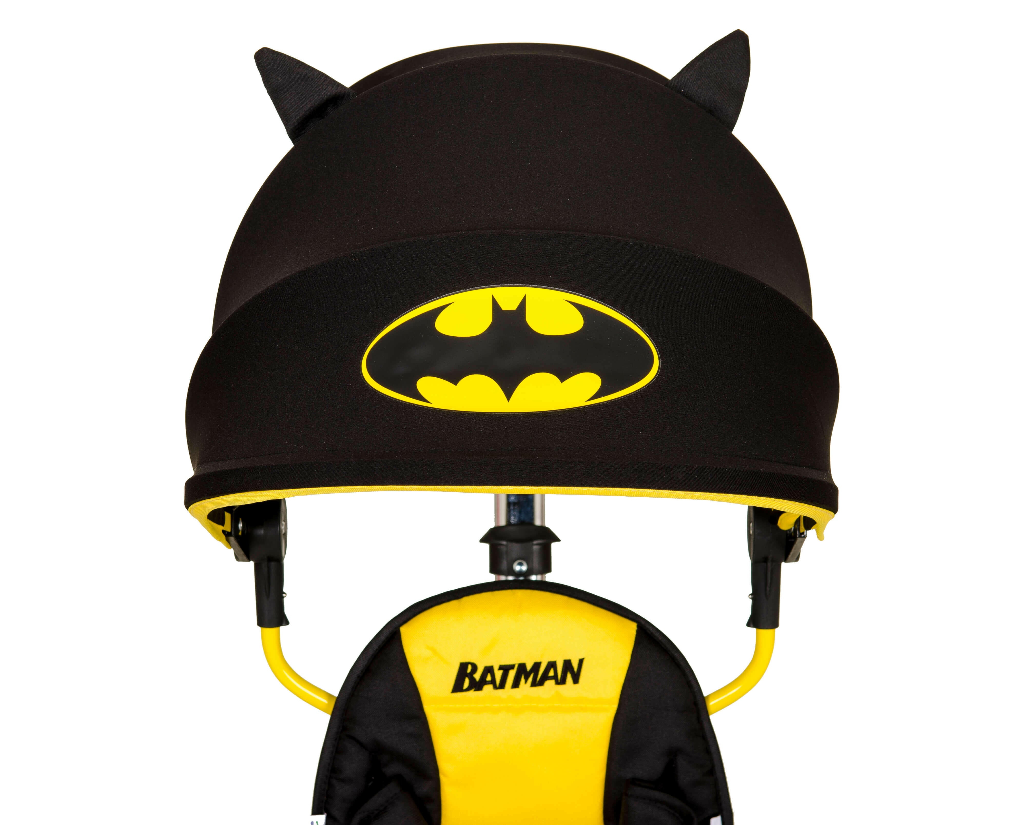 Kids Batman 4-in-1 Push and Ride Stroller Tricycle with Foldable Roof - Kids Eye Candy