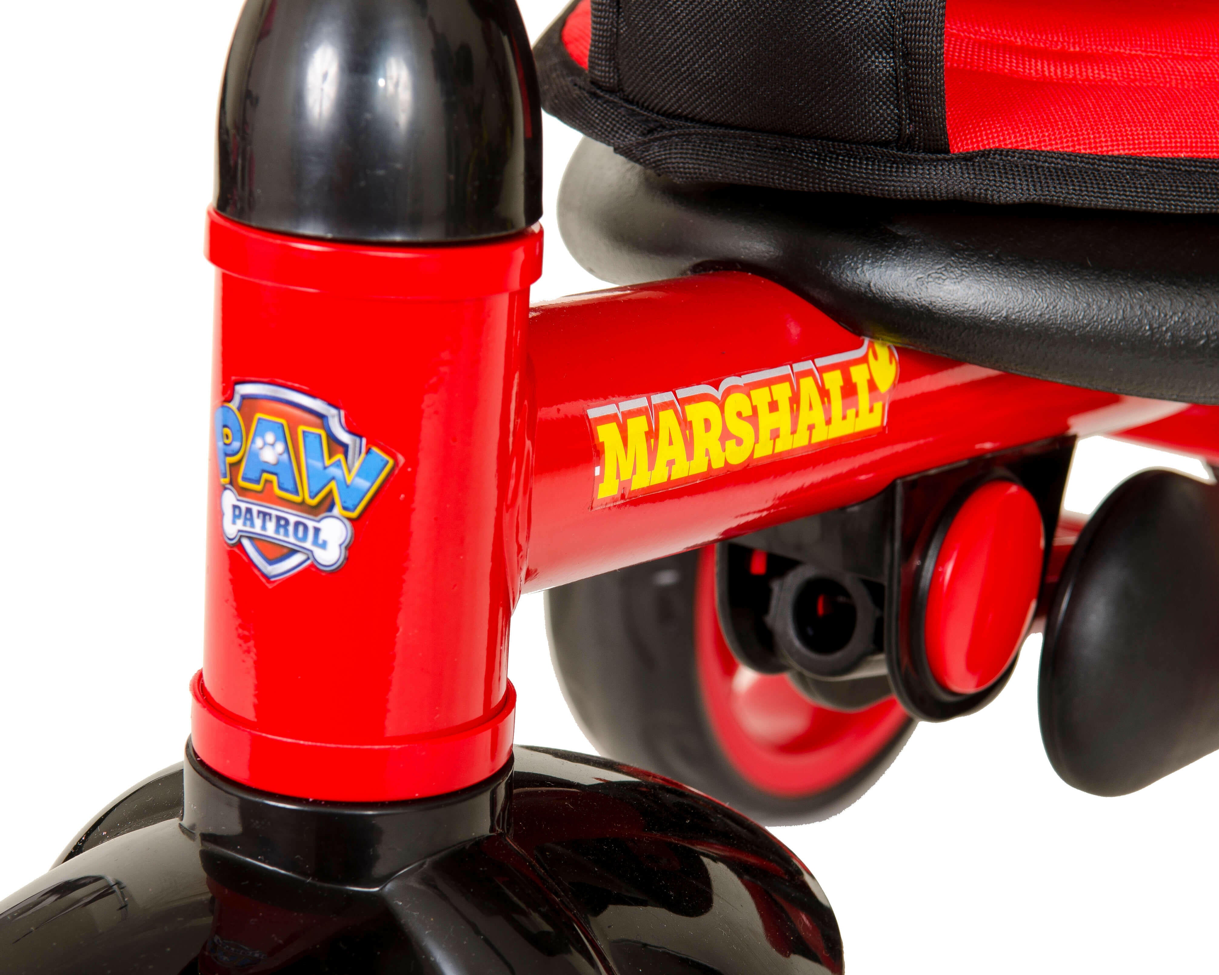 Kids Nickelodeon Paw Patrol Marshall 4-in-1 Push and Ride Stroller Tricycle - Kids Eye Candy