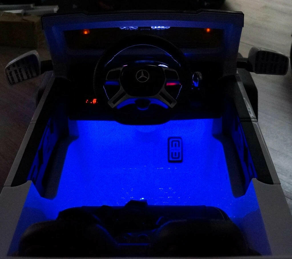 24V Mercedes G63 Ride-On Six Wheel Drive with Parent Remote MP3 LED Wheels - Kids Eye Candy