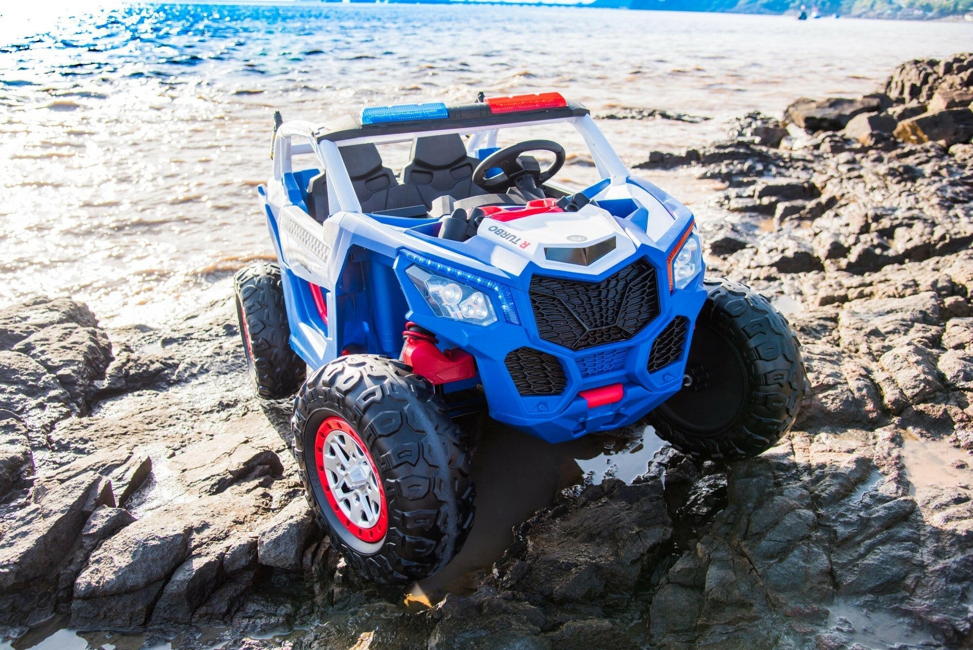 24V Freddo Toys Police UTV 2 Seater Ride on - DTI Direct USA