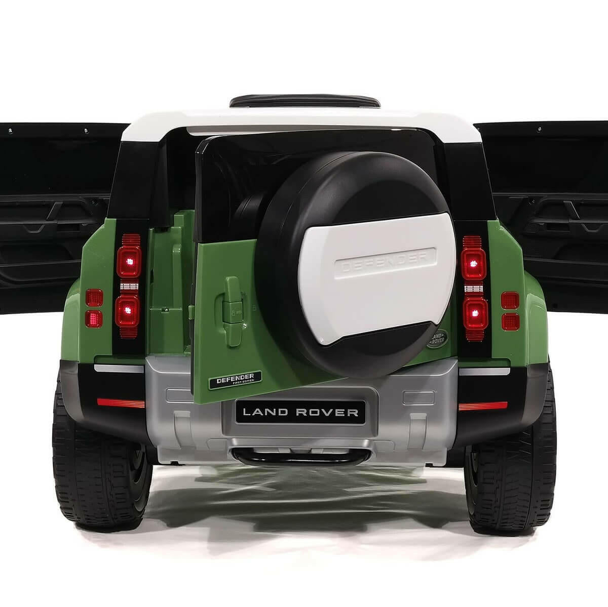 Land Rover Defender 12V Kids Ride-On Car Parental Remote MP3 LED - Kids Eye Candy