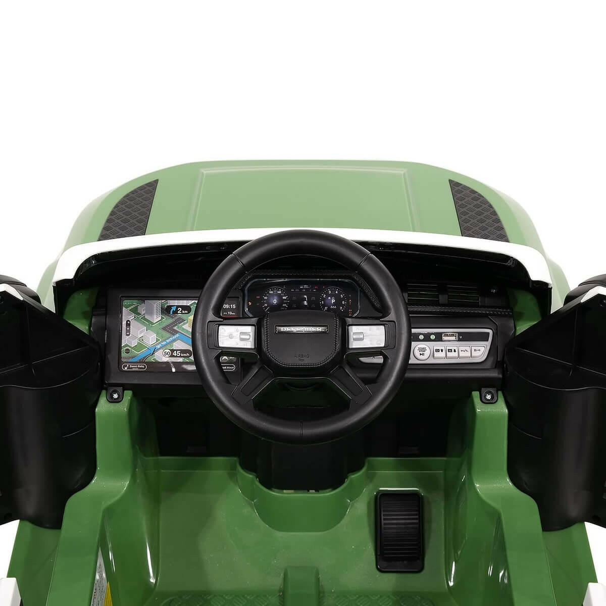 Land Rover Defender 12V Kids Ride-On Car Parental Remote MP3 LED - Kids Eye Candy