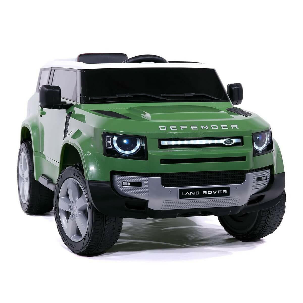 Land Rover Defender 12V Kids Ride-On Car Parental Remote MP3 LED - Kids Eye Candy