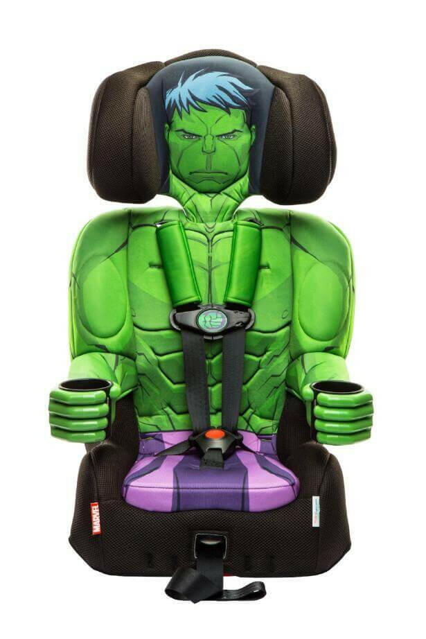Kid Hulk Avengers Combo Booster Car Seat - Kids Eye Candy
