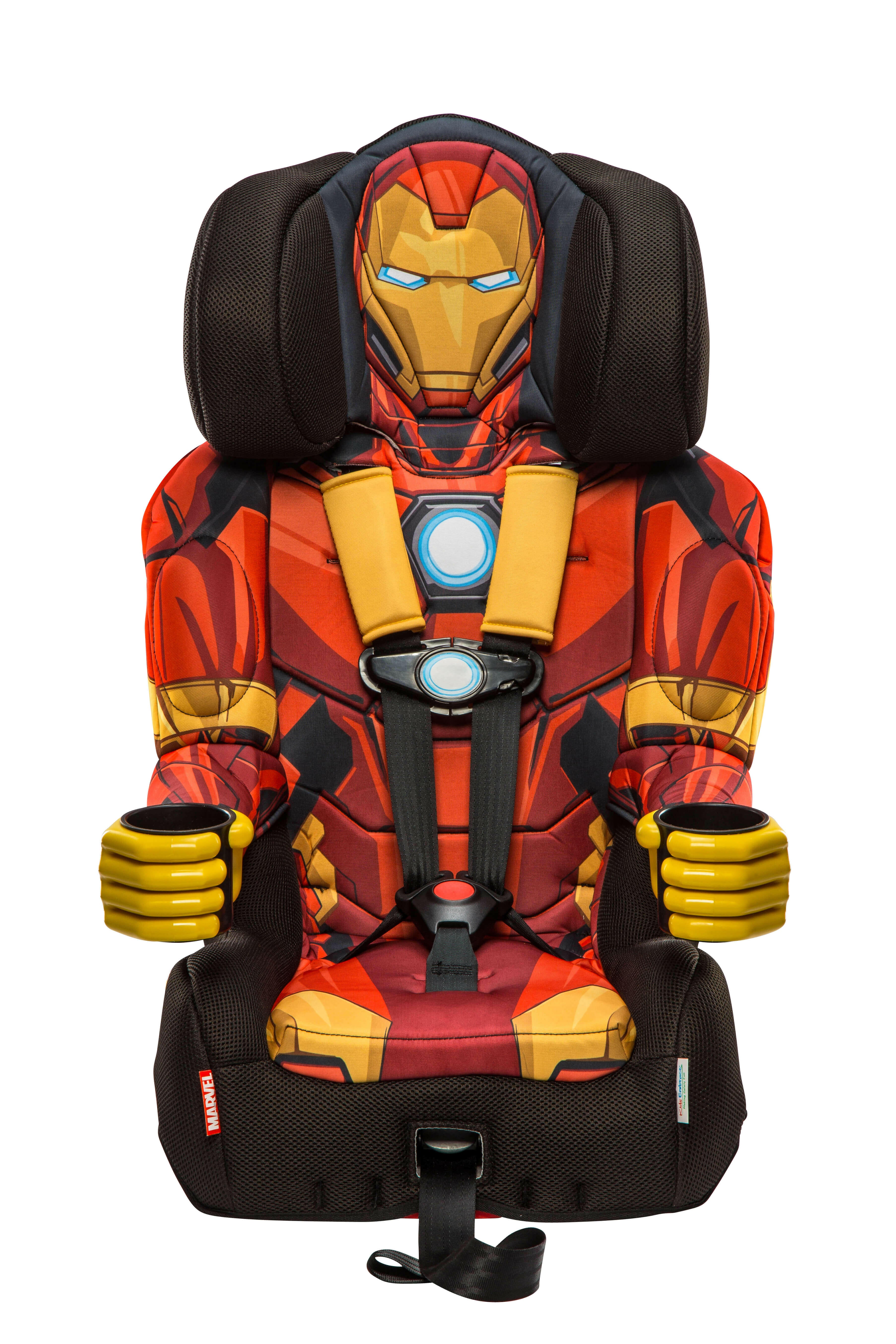 Kids Embrace Car Seat Iron Man Combo Harness Booster with Dual Cup Holders - Kids Eye Candy