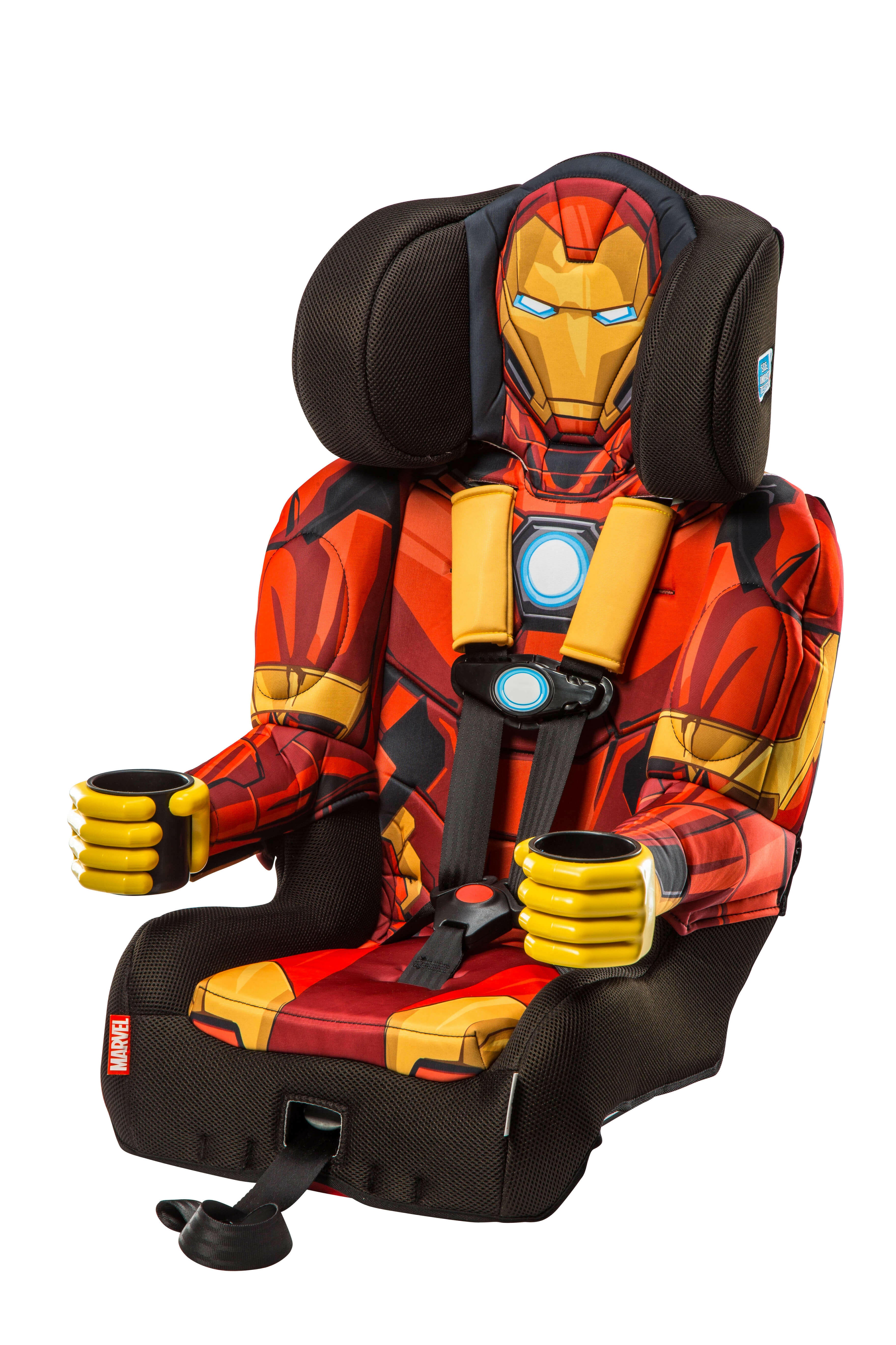 Kids Embrace Car Seat Iron Man Combo Harness Booster with Dual Cup Holders - Kids Eye Candy