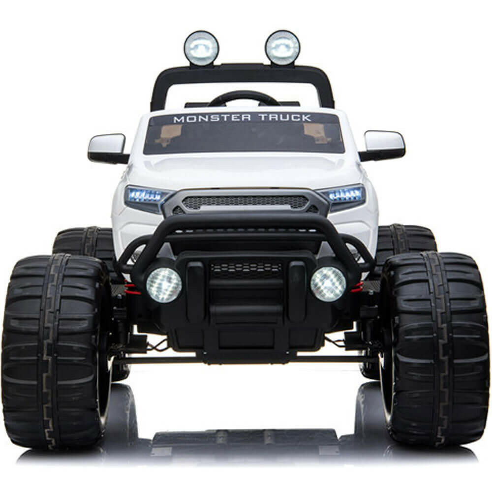 Monster Truck Kids Best 12V Ride-On Two-Seater w/ Parent Remote, MP3, LED Lights - Kids Eye Candy