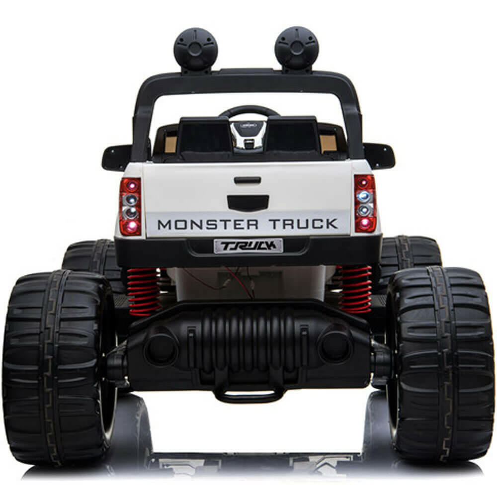Monster Truck Kids Best 12V Ride-On Two-Seater w/ Parent Remote, MP3, LED Lights - Kids Eye Candy