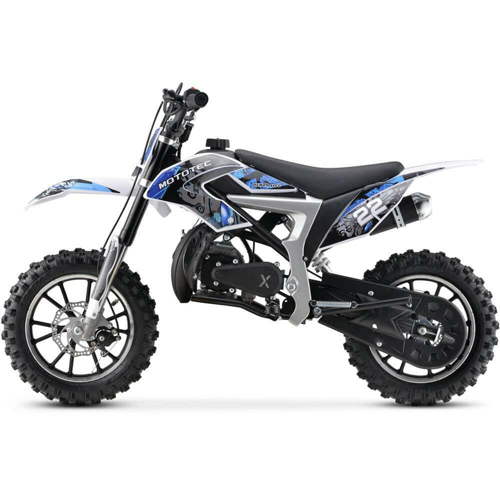 MotoTec 50cc Demon Kids Gas Dirt Bike Motorcycle - Kids Eye Candy