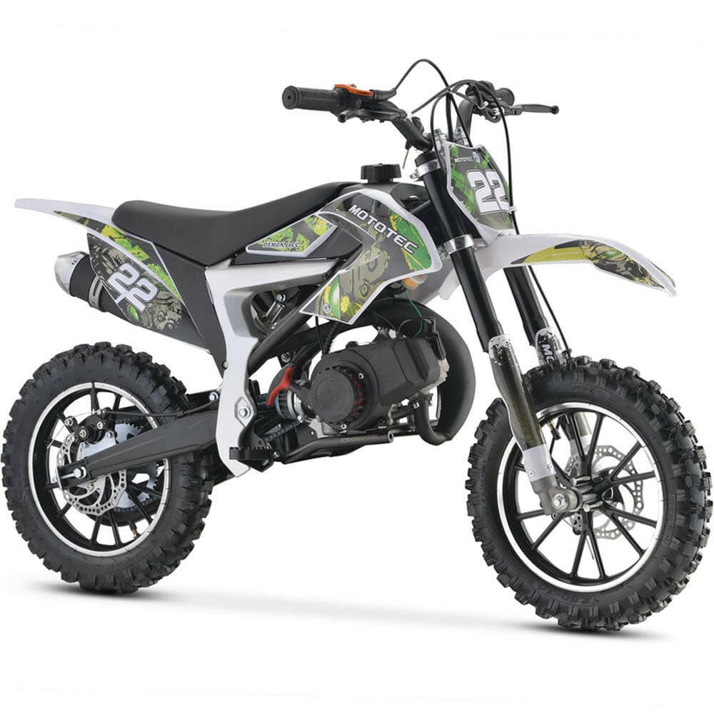 MotoTec 50cc Demon Kids Gas Dirt Bike Motorcycle - Kids Eye Candy