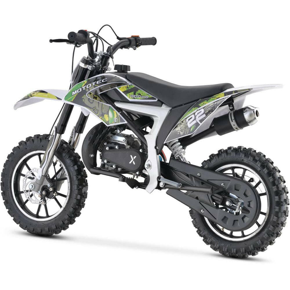 MotoTec 50cc Demon Kids Gas Dirt Bike Motorcycle - Kids Eye Candy